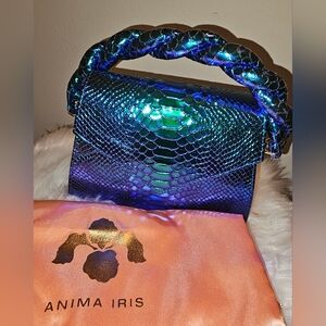 Anima Iris Zaza Grande Liquid Blue Purse